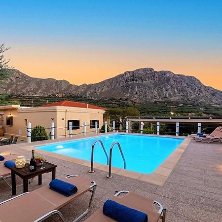 Cretan Kera Villa Heated Pool Bagian luar foto