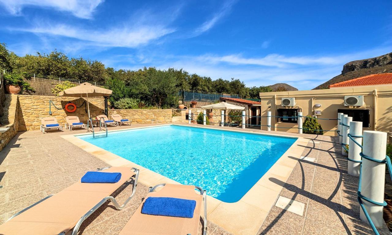 Cretan Kera Villa Heated Pool Bagian luar foto