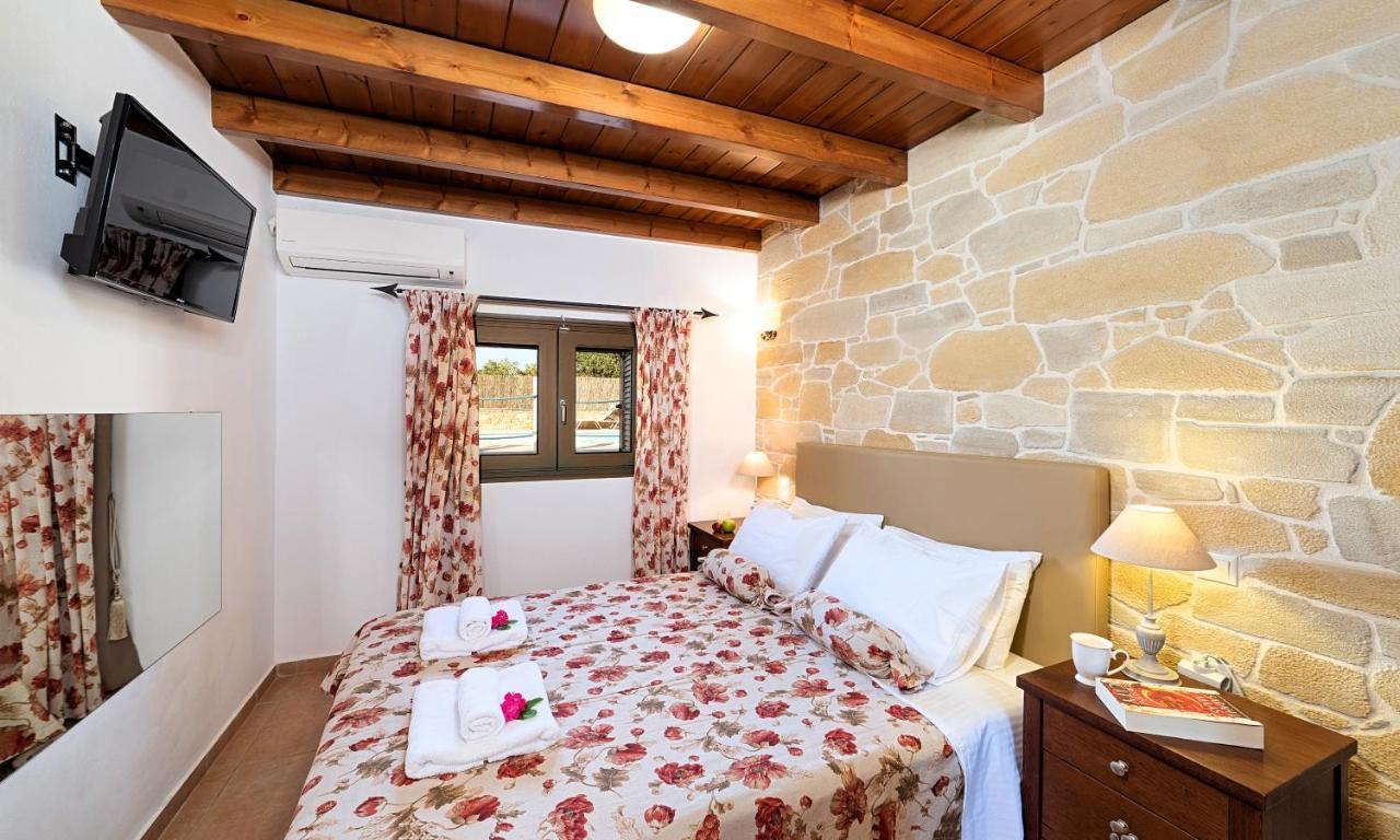 Cretan Kera Villa Heated Pool Bagian luar foto