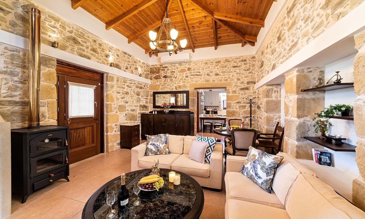 Cretan Kera Villa Heated Pool Bagian luar foto