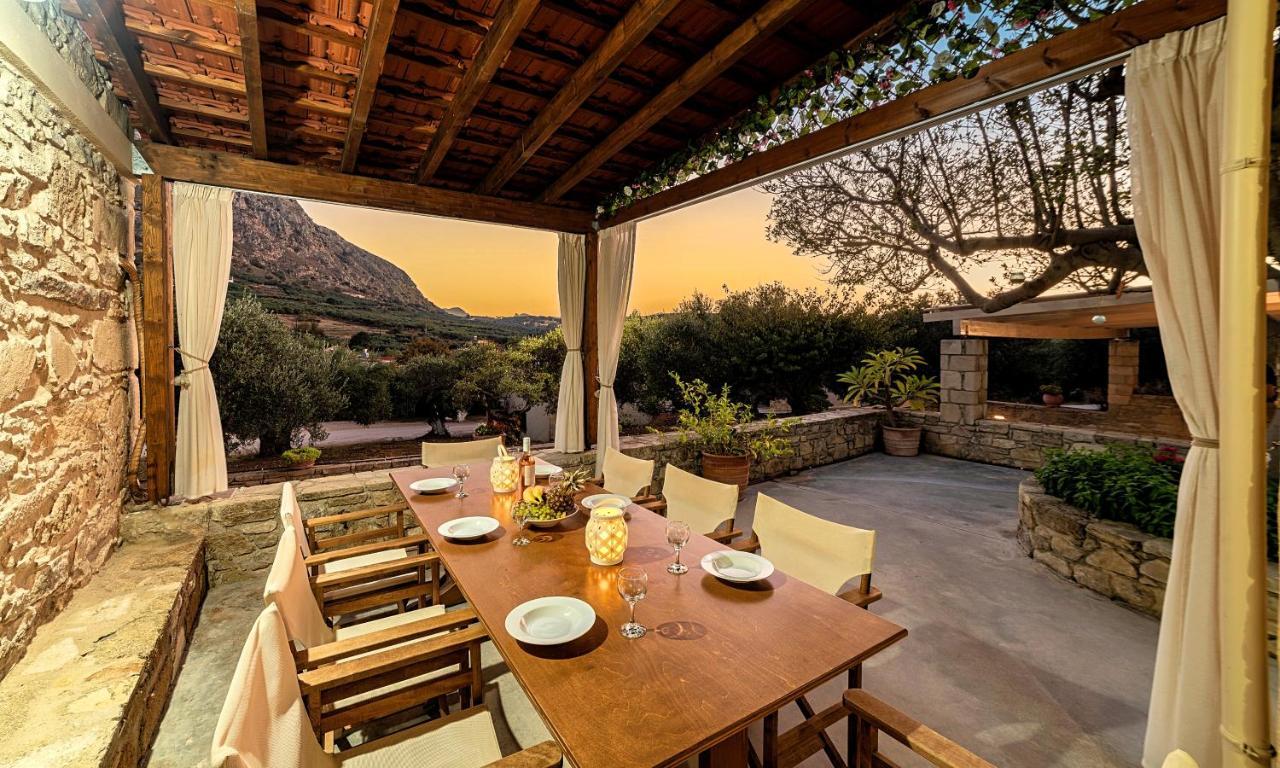 Cretan Kera Villa Heated Pool Bagian luar foto