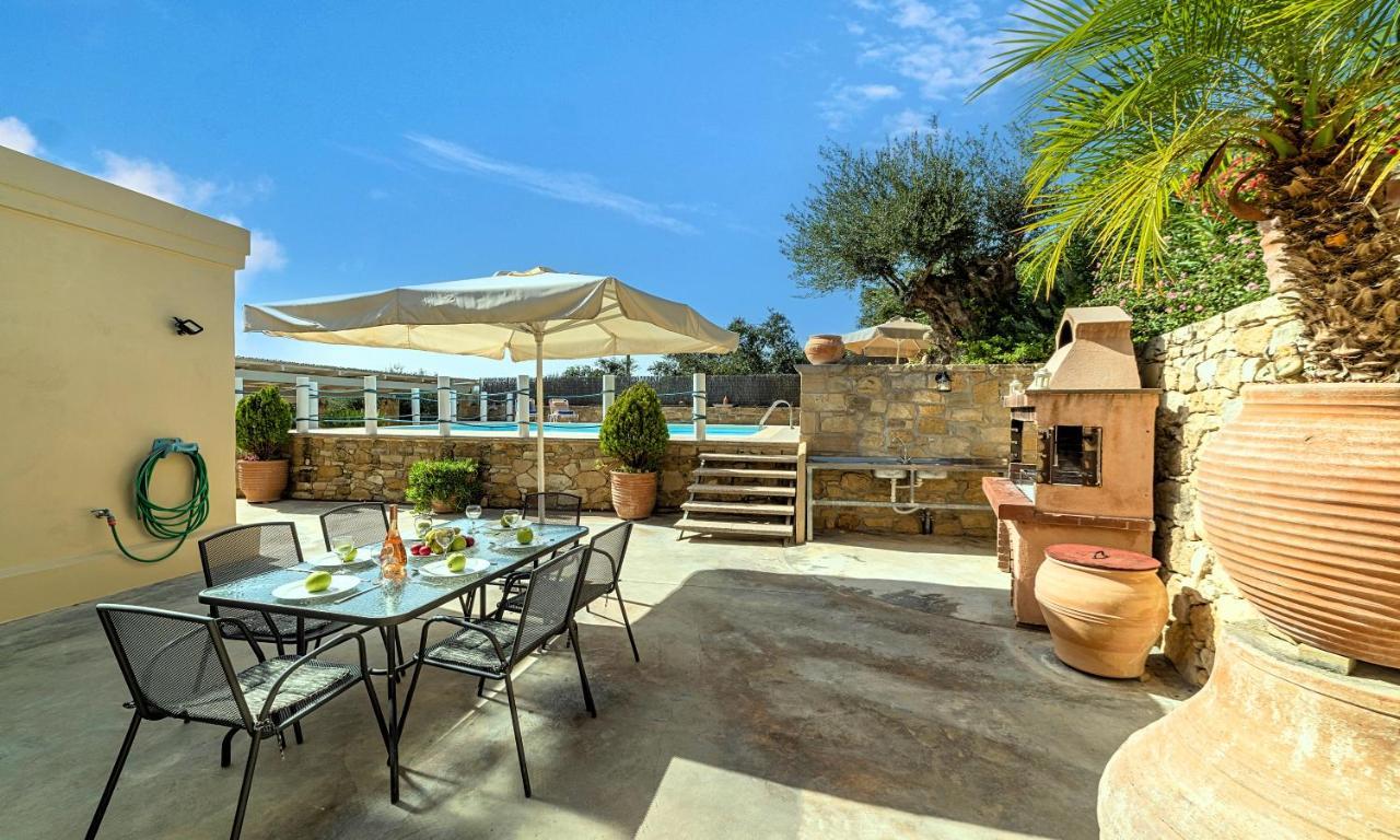 Cretan Kera Villa Heated Pool Bagian luar foto