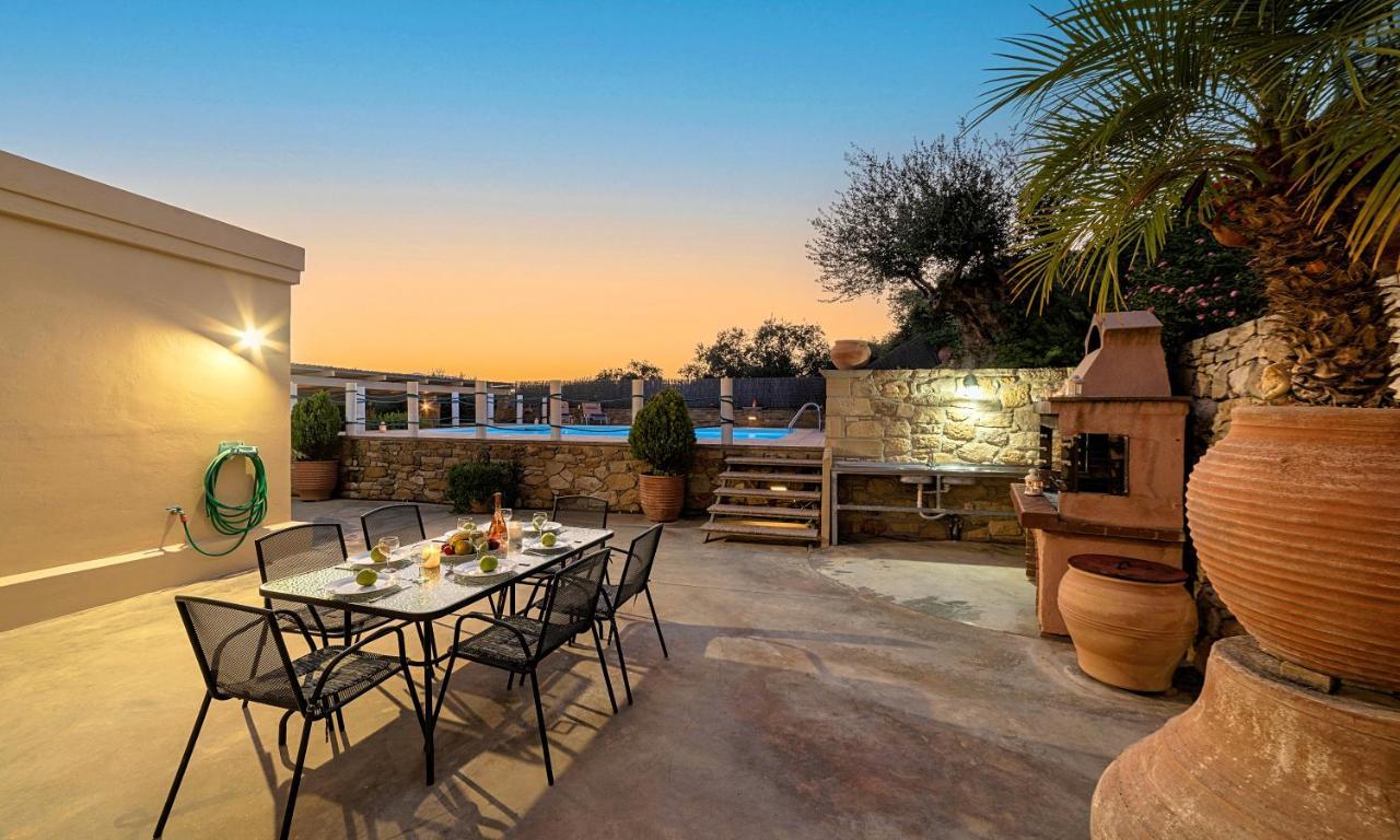 Cretan Kera Villa Heated Pool Bagian luar foto