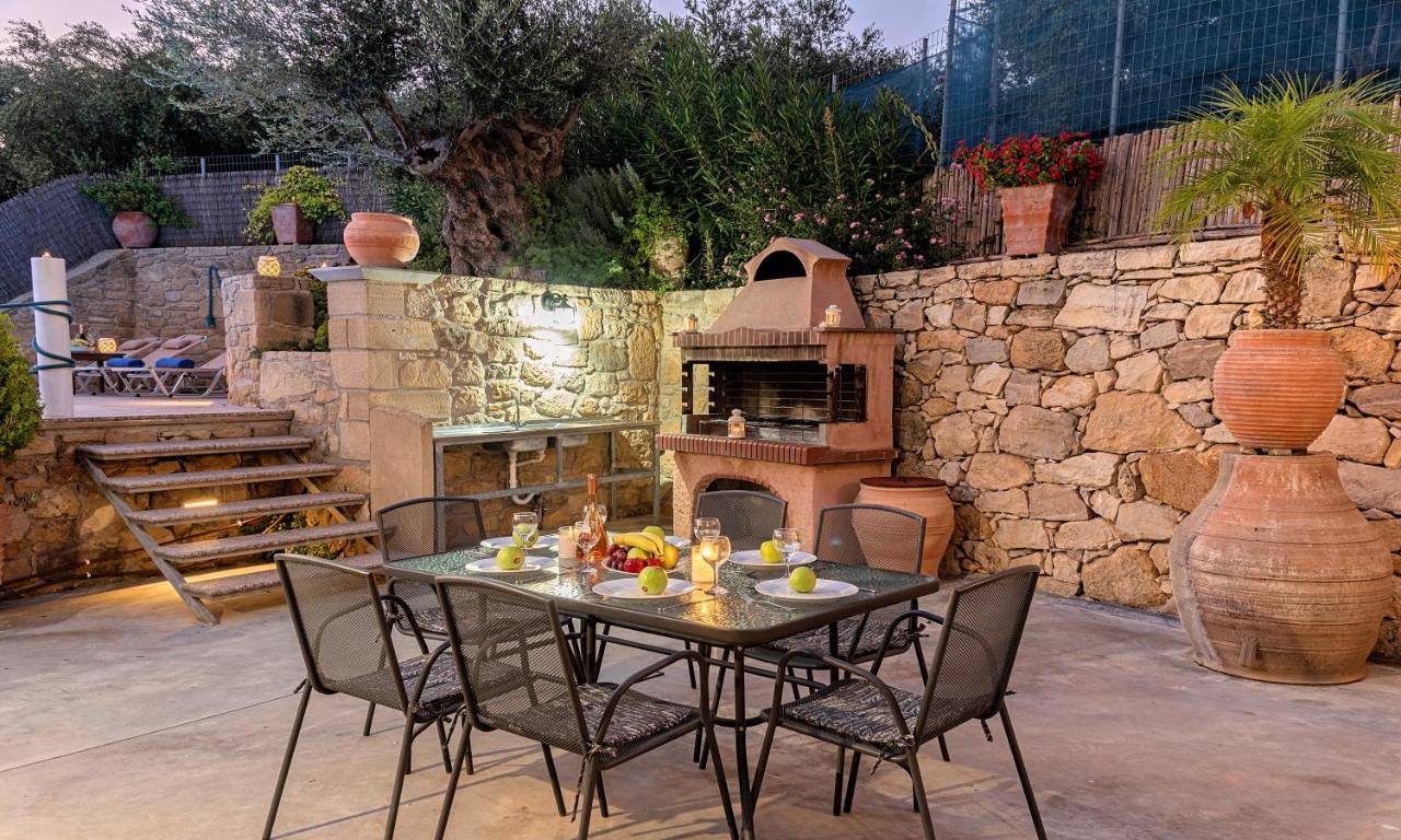 Cretan Kera Villa Heated Pool Bagian luar foto