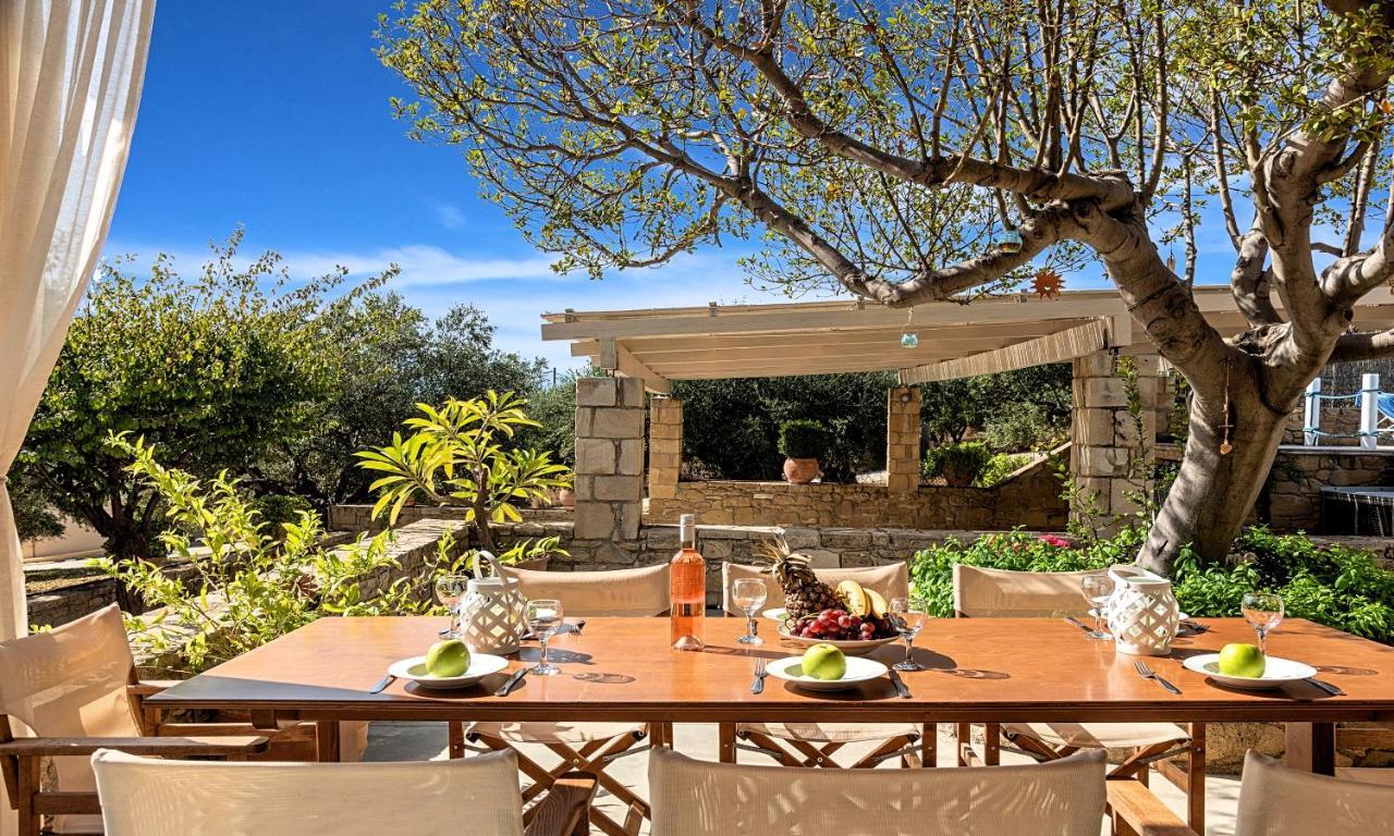 Cretan Kera Villa Heated Pool Bagian luar foto