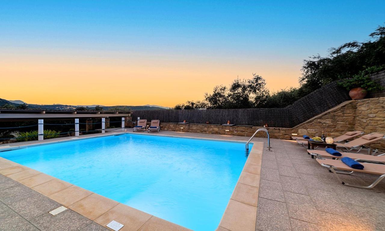 Cretan Kera Villa Heated Pool Bagian luar foto