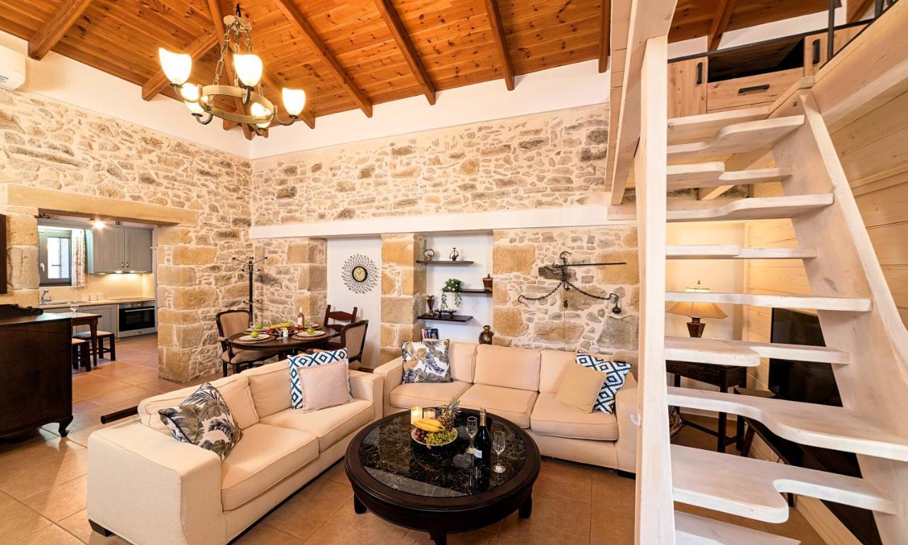 Cretan Kera Villa Heated Pool Bagian luar foto
