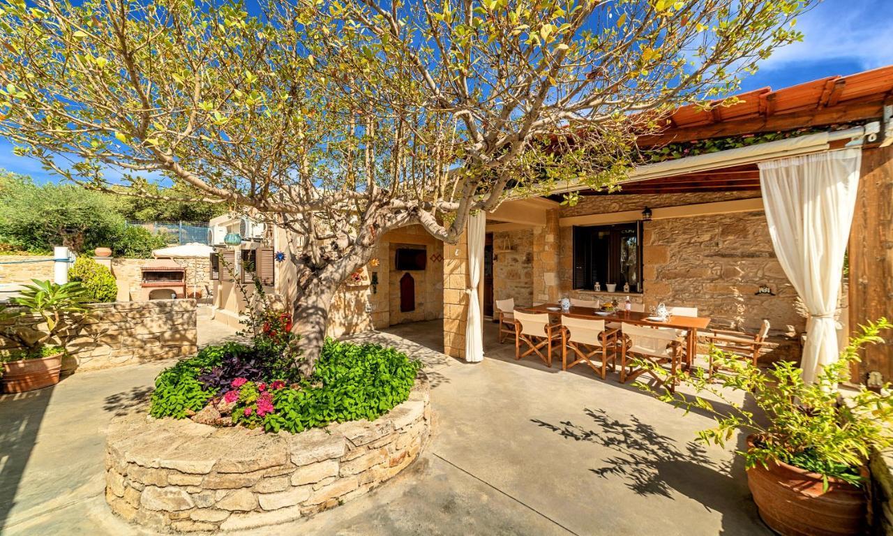 Cretan Kera Villa Heated Pool Bagian luar foto